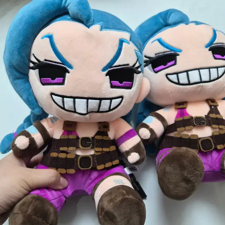 [BUNJANG] League of Legends Jinx Sitting Medium Plush / 정품) 리그오브레전드 징크스 시팅 중형인형 새제품