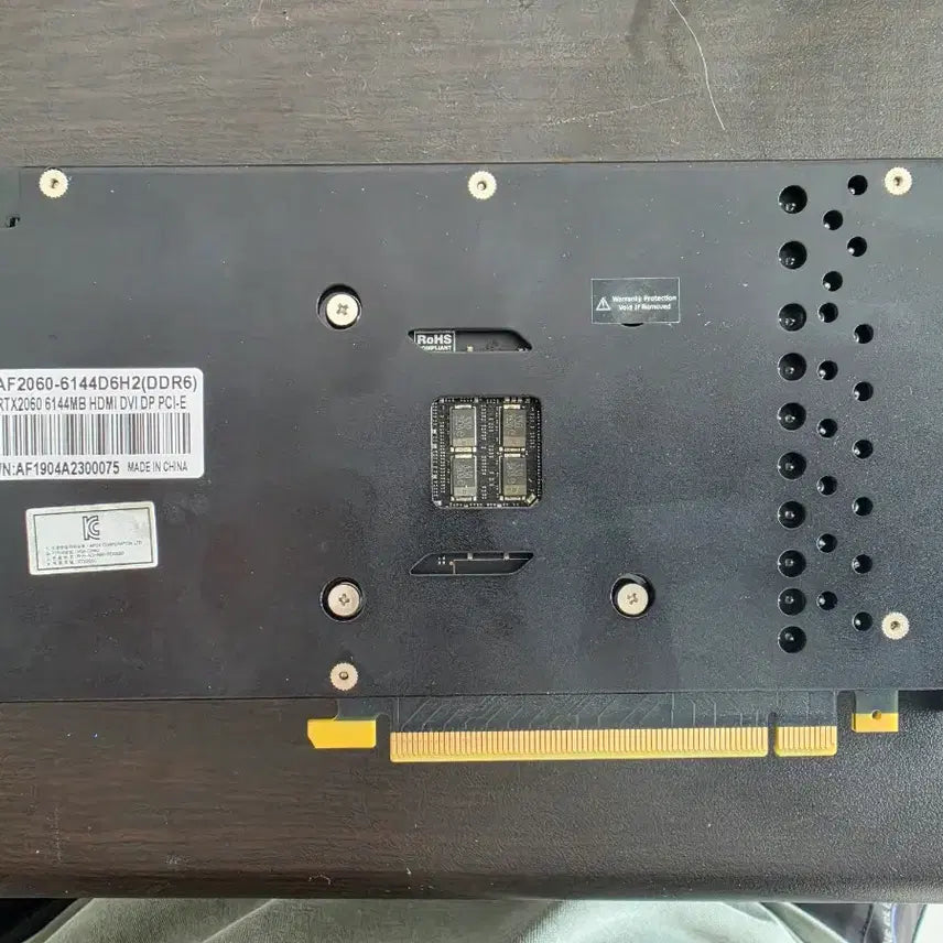 [BUNJANG] AFOX RTX 2060 Dual Fan Graphics Card / [무료배송] AFOX RTX2060 그래픽카드 팝니다