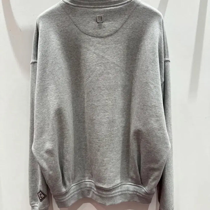 [BUNJANG] Wooyoungmi Lenticular Logo Grey Sweatshirt / [50] 우영미 렌티큘러 로고 그레이 스웨트셔츠 맨투맨 판매