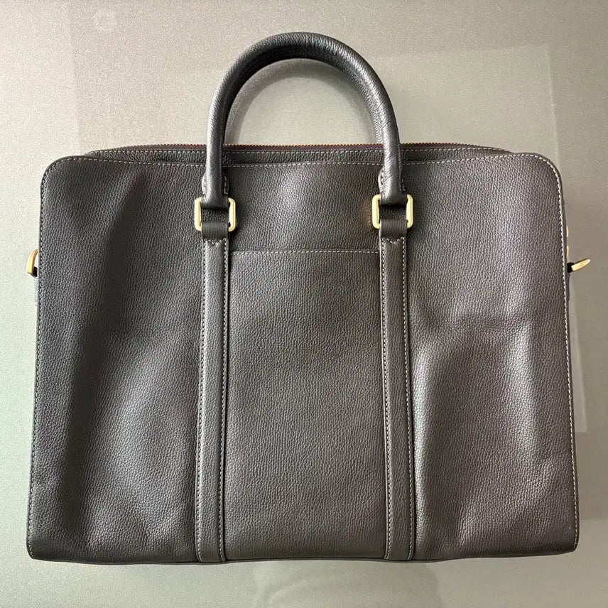 [BUNJANG] DAKS Leather Briefcase Bag Brown / 닥스 남자서류가방