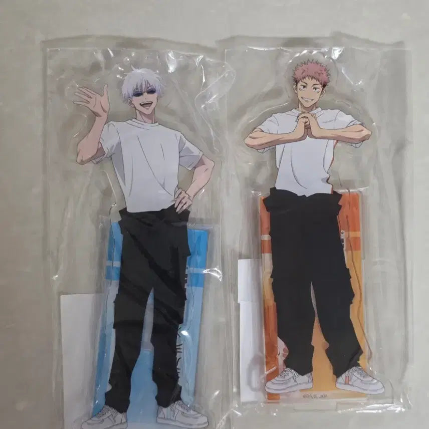 [BUNJANG] Jujutsu Kaisen Gojo Satoru &amp; Itadori Yuji Sealed Acrylic Standee Set / 주술회전 미개봉 고죠사토루 아크릴 이타도리유지 아크릴