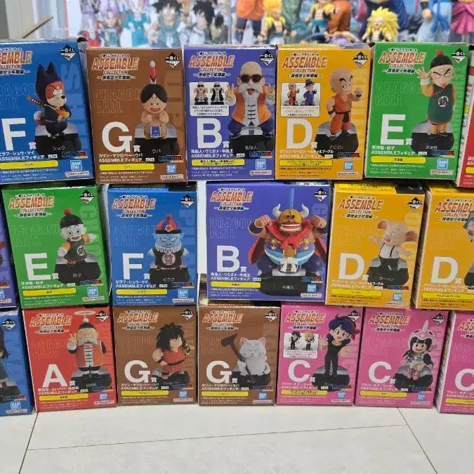 [BUNJANG] Dragon Ball Assemble 20 Types Normal + Acrylic Full Set Opened Good Condition / 택포30)급처 드래곤볼 어셈블 20종 노멀+아크릴전종 개봉양품