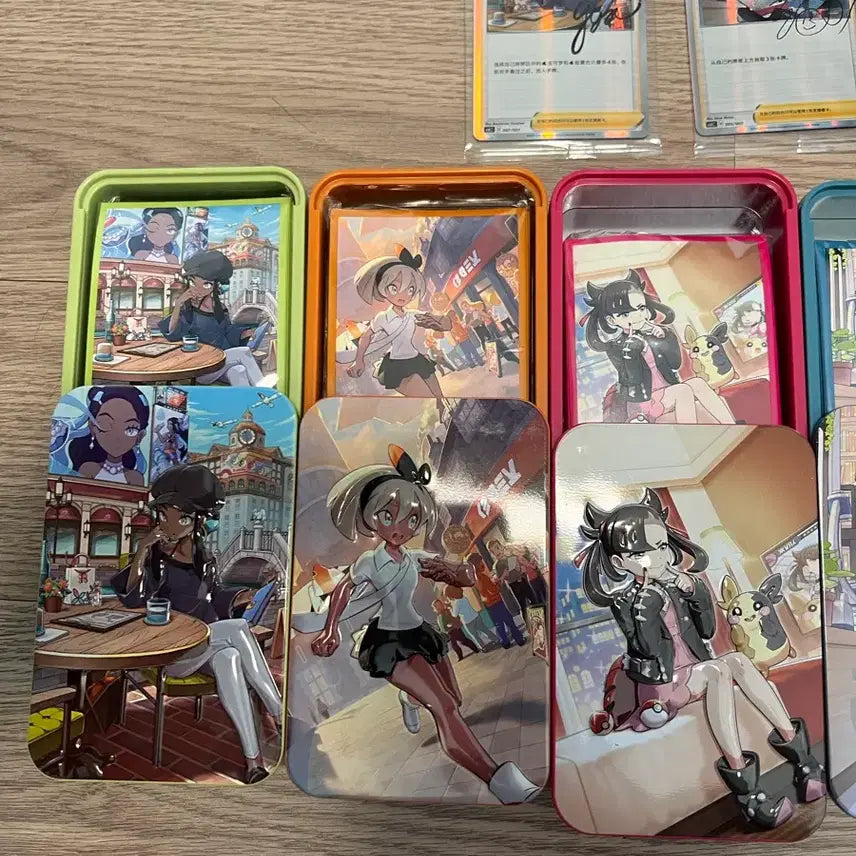 [BUNJANG] Pokemon Trainer Card + Tin Case Sleeve Set (Mid-Printing, Sealed) / 포켓몬카드 트레이너 카드 + 틴케이스 슬리브 중판 미개봉세트