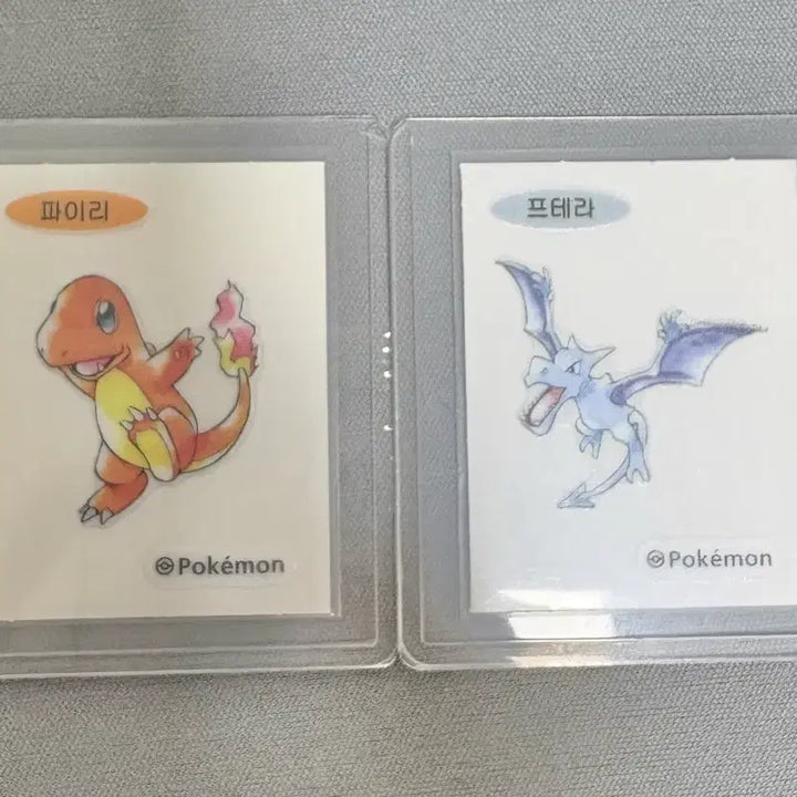 [BUNJANG] Pokemon 30th Anniversary Charmander Stickers (Ttin-Seal) / 파이리 프테라 띠부씰 교환/판매