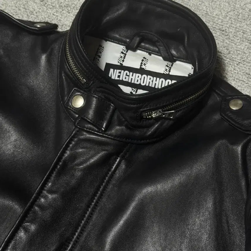 [BUNJANG] Neighborhood M65 Leather Jacket / [XL]네이버후드  m65 레더 양가죽 자켓