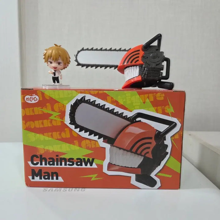 [BUNJANG] Chainsaw Man Head Sound Gimmick Figure + Free Gift / 체인소맨 헤드 사운드 기믹 피규어 (엘코코) + 사은품