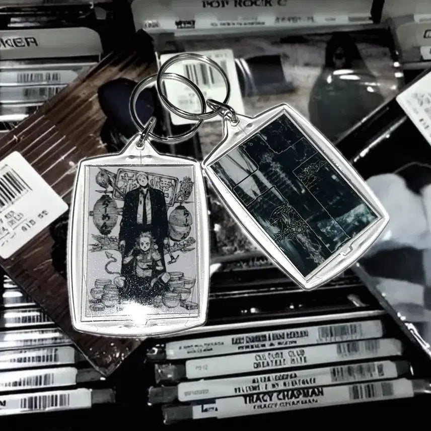 [BUNJANG] Dorohedoro Shin Acrylic Keyring Set / 도로헤도로 신 아크릴 비공굿 키링 세트 십자가 빈티지