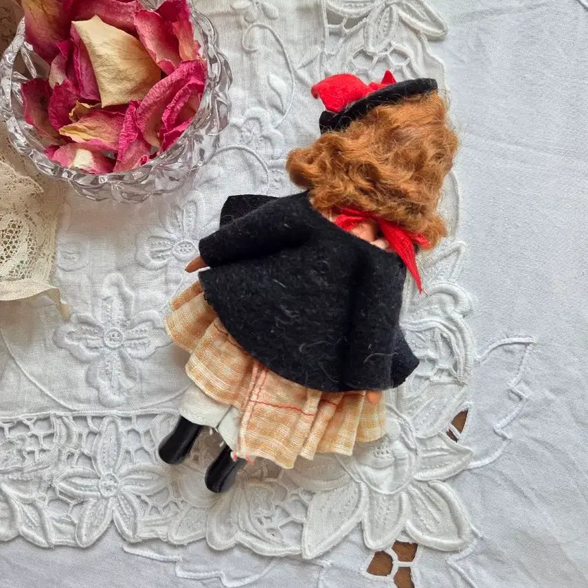 [BUNJANG] Vintage Nancy &amp; Storybook Doll Checkered Pattern / 빈티지 체크무늬 낸시 인형