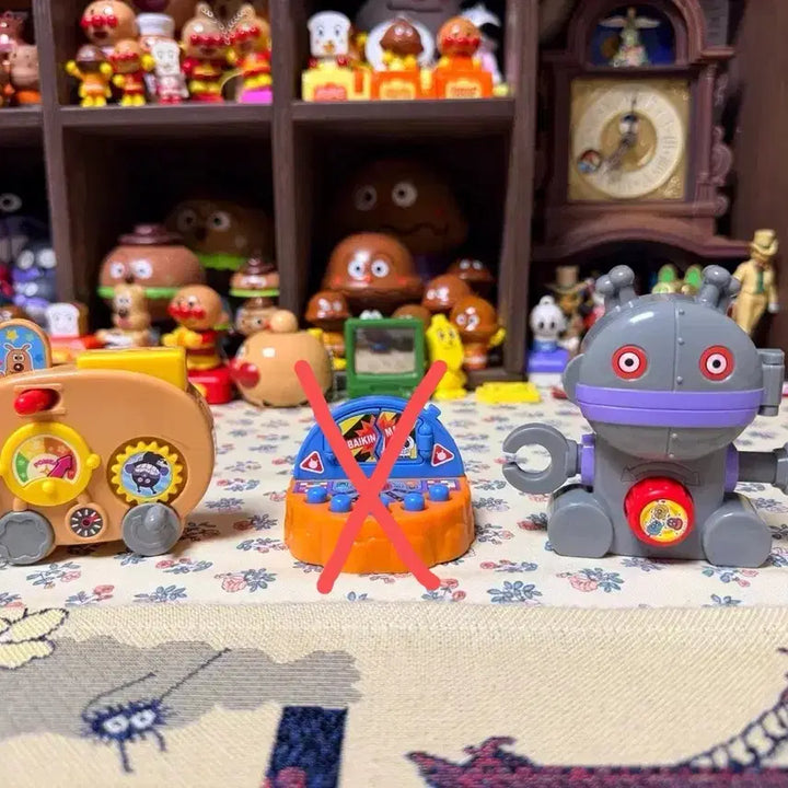 [BUNJANG] Anpanman Baikinman Action Figure / 호빵맨 세균맨 액션 장난감