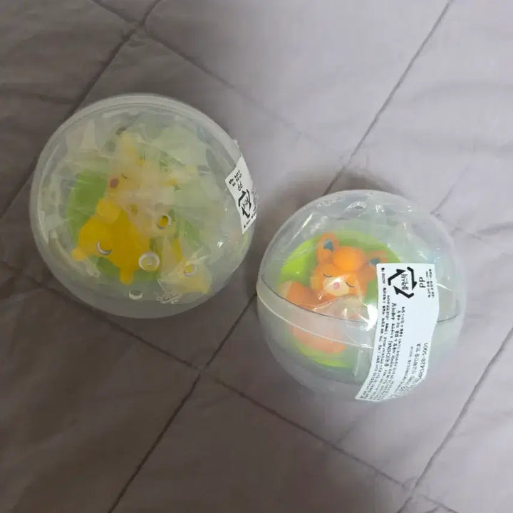[BUNJANG] Pokemon Center Sleeping Time Pikachu &amp; Pammo 2 Types Gacha Figures (Sealed) / 포켓몬스터 두둥실 힐링타임 가챠2종 피카츄 빠모 성수팝업 미개봉 판매