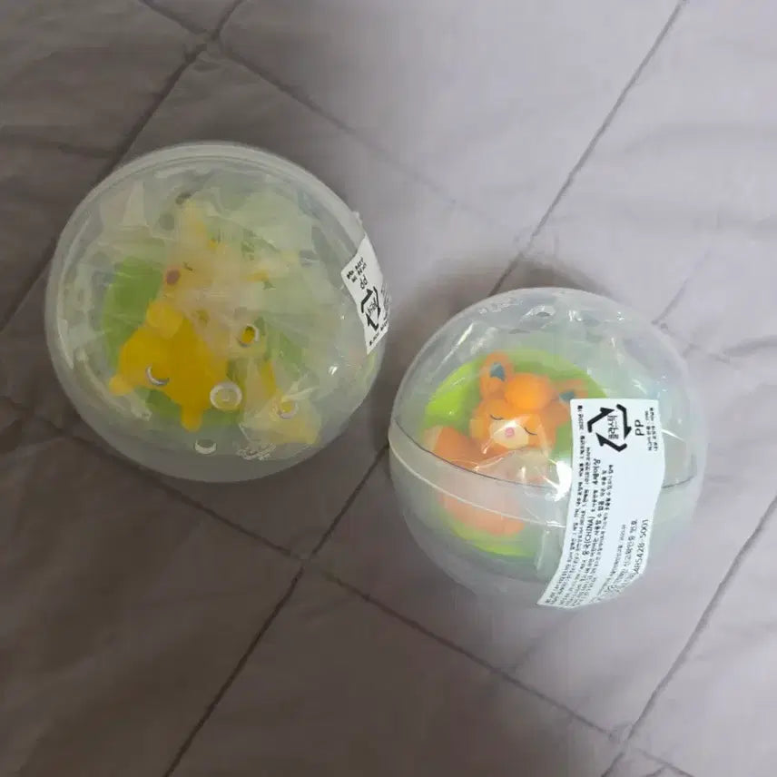 [BUNJANG] Pokemon Center Sleeping Time Pikachu &amp; Pammo 2 Types Gacha Figures (Sealed) / 포켓몬스터 두둥실 힐링타임 가챠2종 피카츄 빠모 성수팝업 미개봉 판매