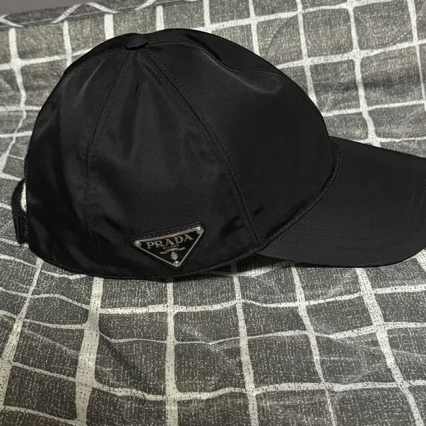 [BUNJANG] Prada Re-Nylon Baseball Cap Black 2XL / 프라다 리나일론 베이스볼 캡 블랙 2XL