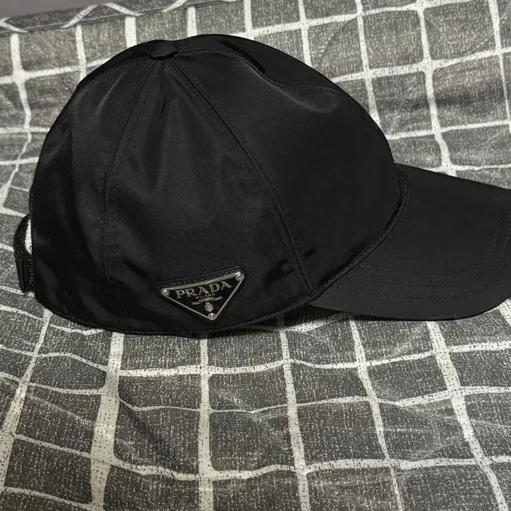 [BUNJANG] Prada Re-Nylon Baseball Cap Black 2XL / 프라다 리나일론 베이스볼 캡 블랙 2XL