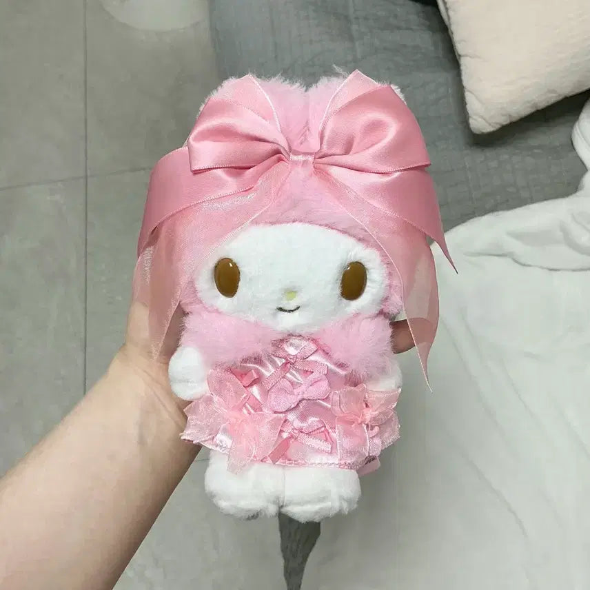 [BUNJANG] Sanrio 50th Anniversary My Melody Ribbon Princess Mascot / 정품 50주년 마이멜로디 리본공주 마스코트