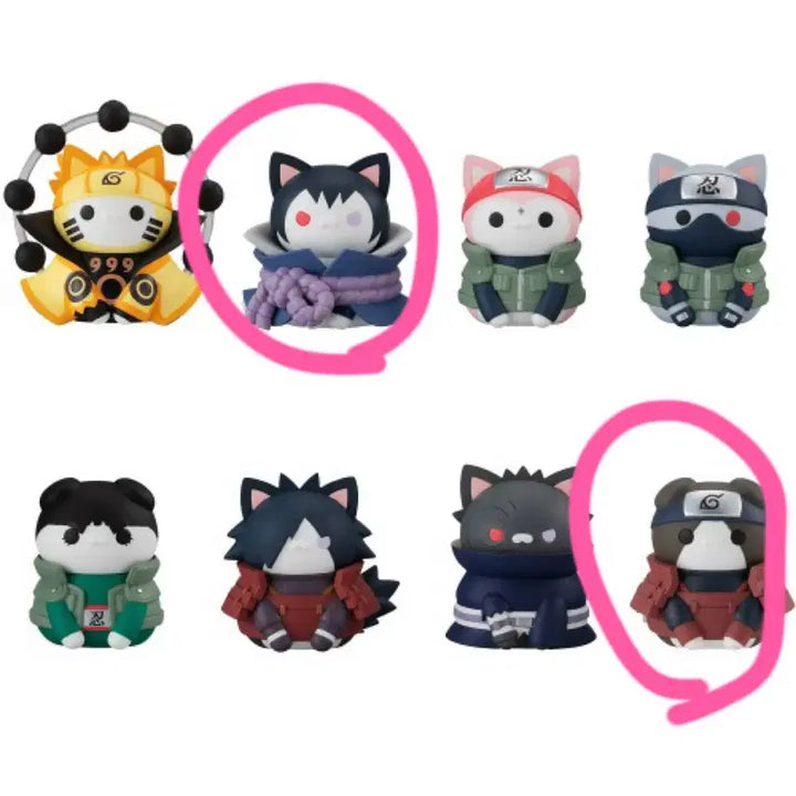 [BUNJANG] Megacat NARUTO LAST BATTLE Sasuke &amp; Senju Bundle Set / 나루토 메가캣 LAST BATTLE 편 사스케&amp;센쥬 일괄