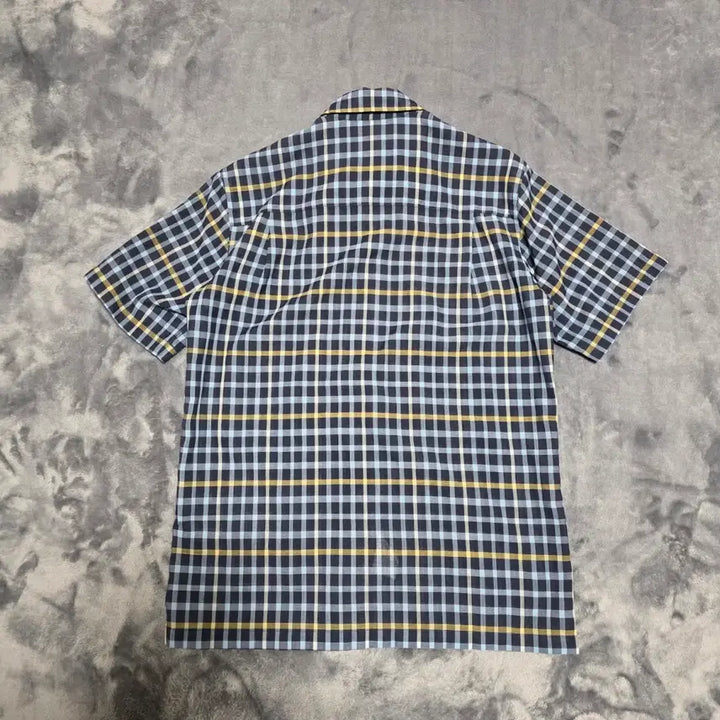 [BUNJANG] Daks Check Short Sleeve Shirt / (95)닥스 체크 반팔 셔츠
