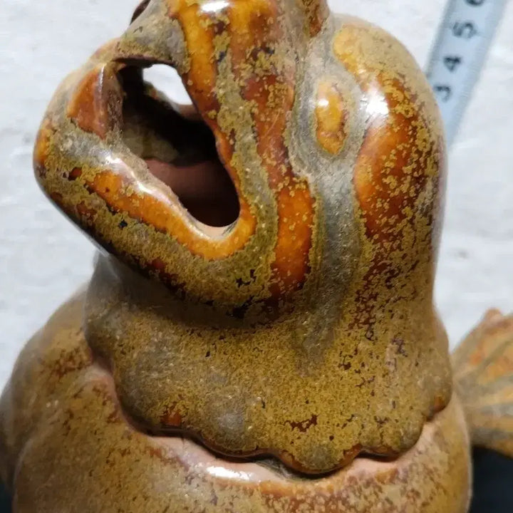 [BUNJANG] Joseon Dynasty Period Hatchet-Moorish Danhyang Iron-Painted Incense Burner / 송대 해치문 단향 철화 향로
