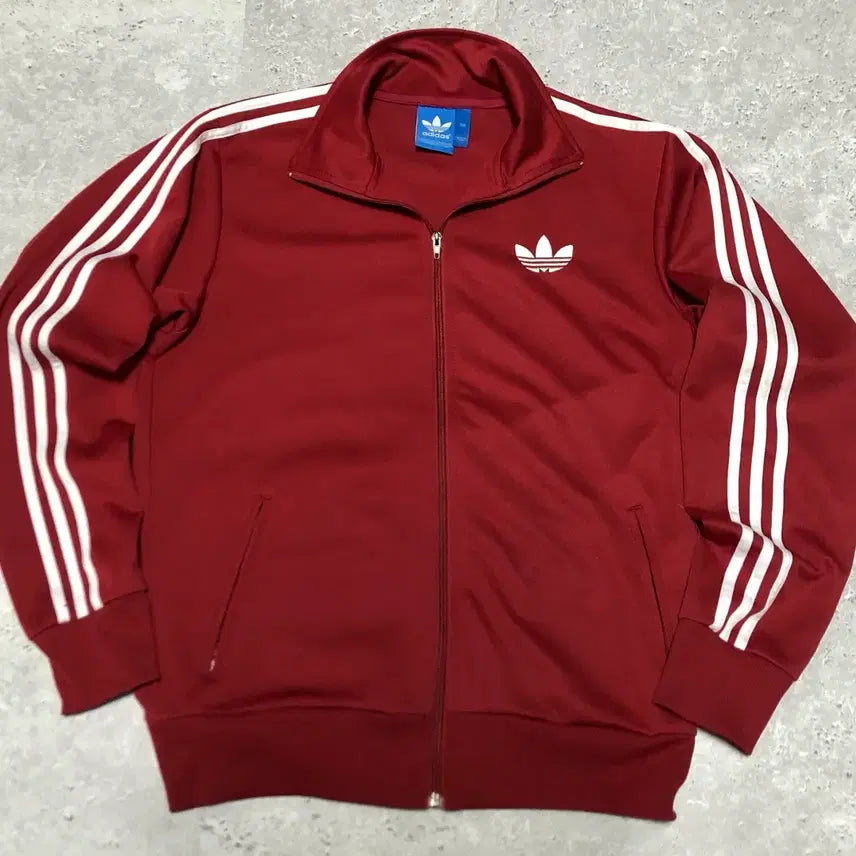 [BUNJANG] Adidas Firebird Track Jacket Burgundy / 아디다스 파이어버드 져지 버건디 삼선 트랙탑 자켓