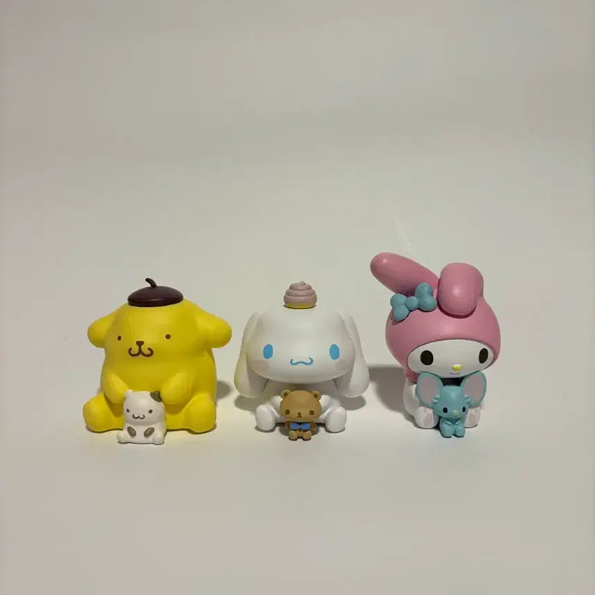 [BUNJANG] Pompompurin, Cinnamonroll, My Melody Figure Set / 폼폼푸린/시나모롤/마이멜로디 피규어