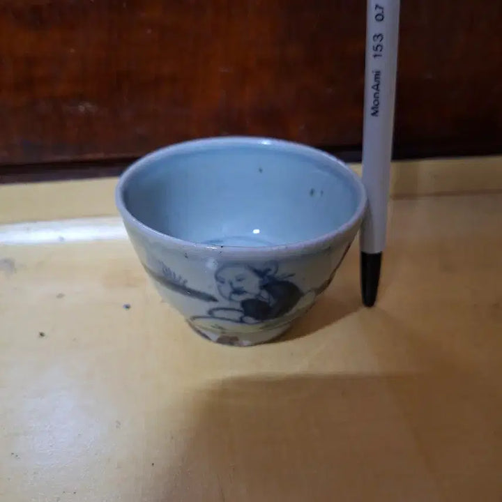 [BUNJANG] Ming and Qing Dynasty Figure Decorated Cup / 오래 묵은 명,청대 인물문잔