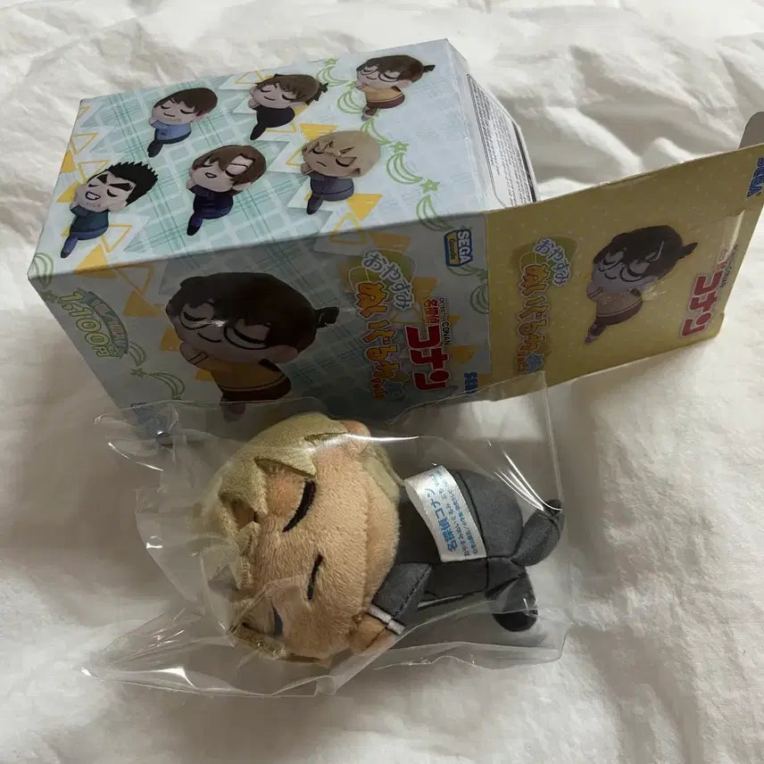 [BUNJANG] Detective Conan Oyasumi Nuigurumi Puchi Amuro Tooru Furuya Rei Plush / 명탐정 코난 오야스미 누이구루미 푸치 아무로 토오루 후루야 레이