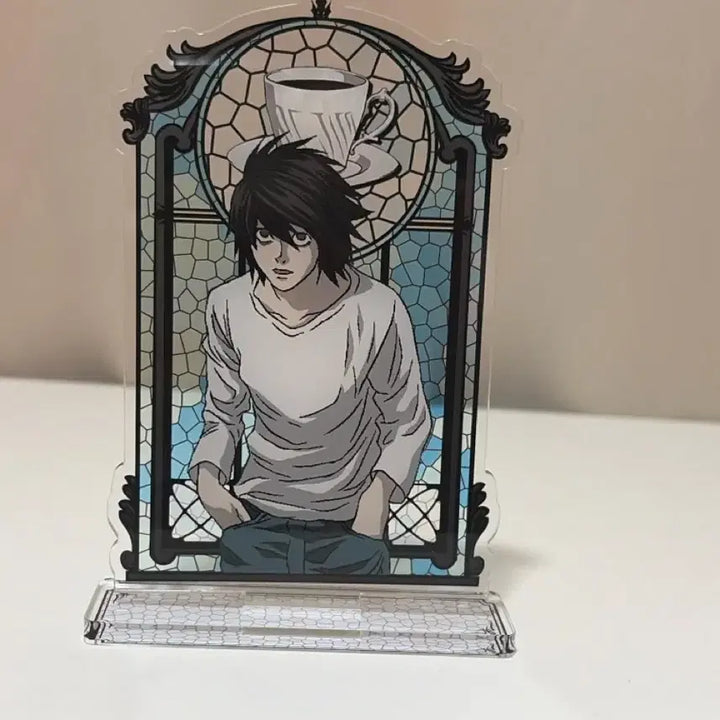[BUNJANG] Death Note L x TuniQ Collaboration Cafe Acrylic Stand / 판매)데스노트 엘(L) 투니크 콜라보 카페 아크릴 스탠드
