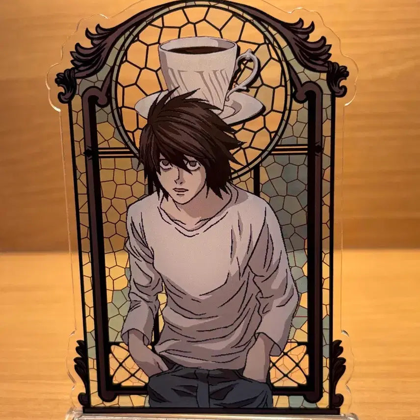[BUNJANG] Death Note L x TuniQ Collaboration Cafe Acrylic Stand / 판매)데스노트 엘(L) 투니크 콜라보 카페 아크릴 스탠드