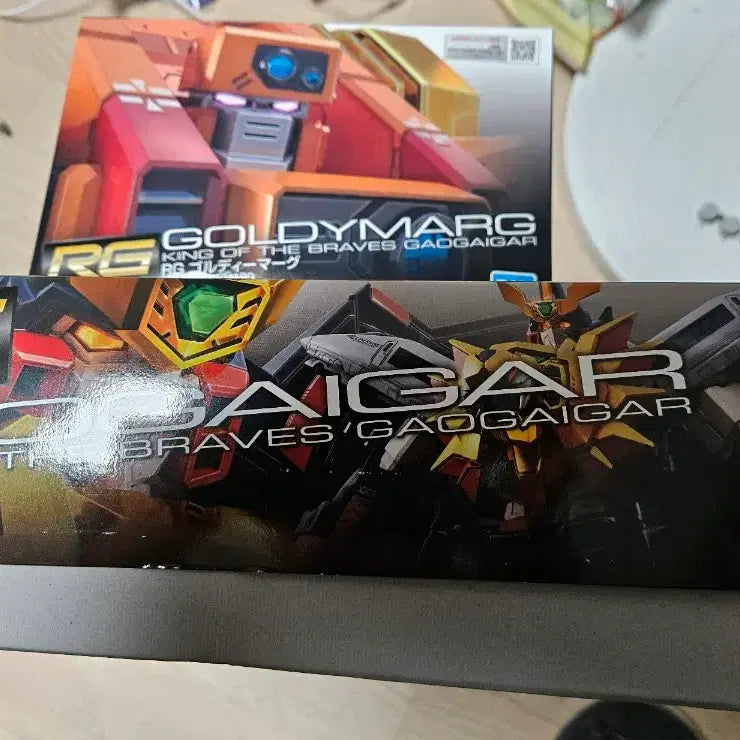 [BUNJANG] RG GaoGaiGar &amp; Goldymarg Bundle Set / RG 가오가이거 골디마그 일괄판매 택포
