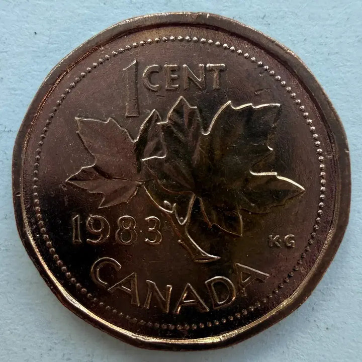 [BUNJANG] 1983 Canada 1 Cent Coin / 1983년 캐나다 1센트 동전 S3536