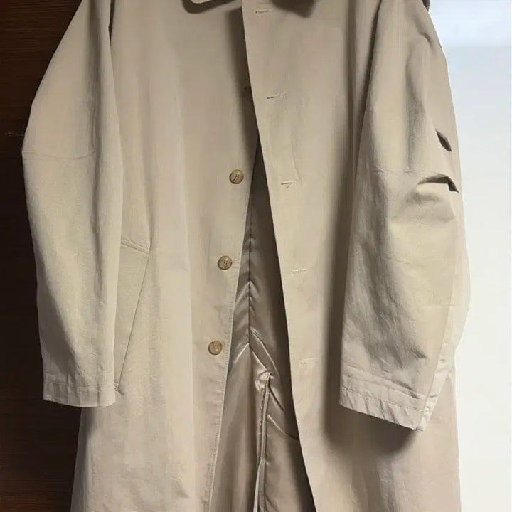 [BUNJANG] Modified Trench Mac Coat Beige / MODIFIED 모디파이드 트렌치 맥코트 L
