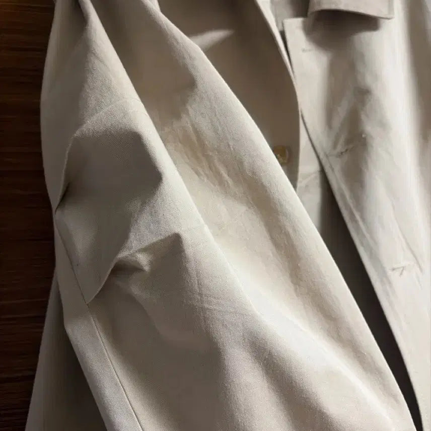 [BUNJANG] Modified Trench Mac Coat Beige / MODIFIED 모디파이드 트렌치 맥코트 L