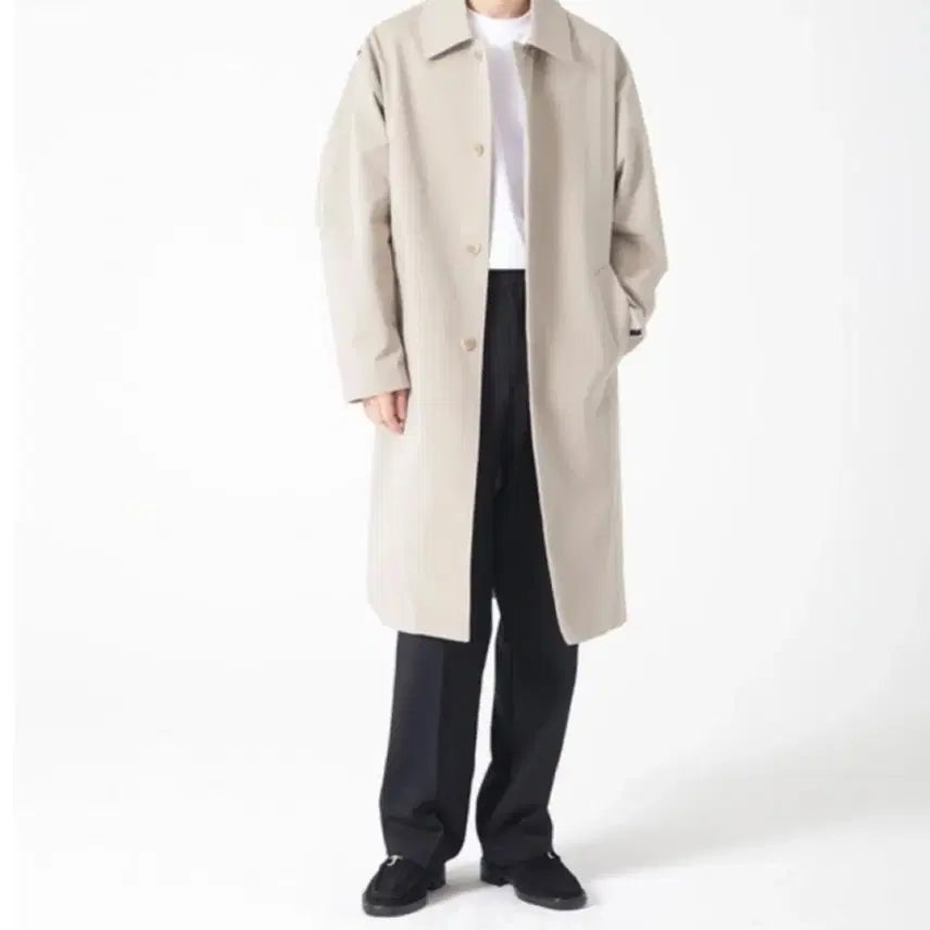 [BUNJANG] Modified Trench Mac Coat Beige / MODIFIED 모디파이드 트렌치 맥코트 L
