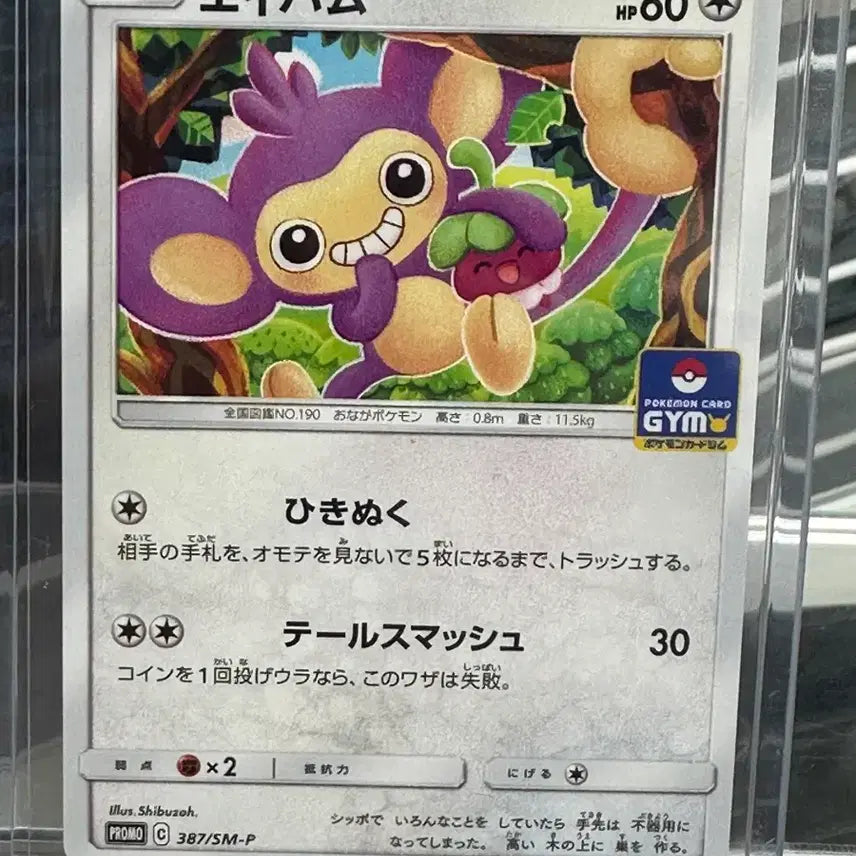 [BUNJANG] Pokemon Card Aipom 387/SM-P / 포켓몬 카드 에이팜 387/SM-P