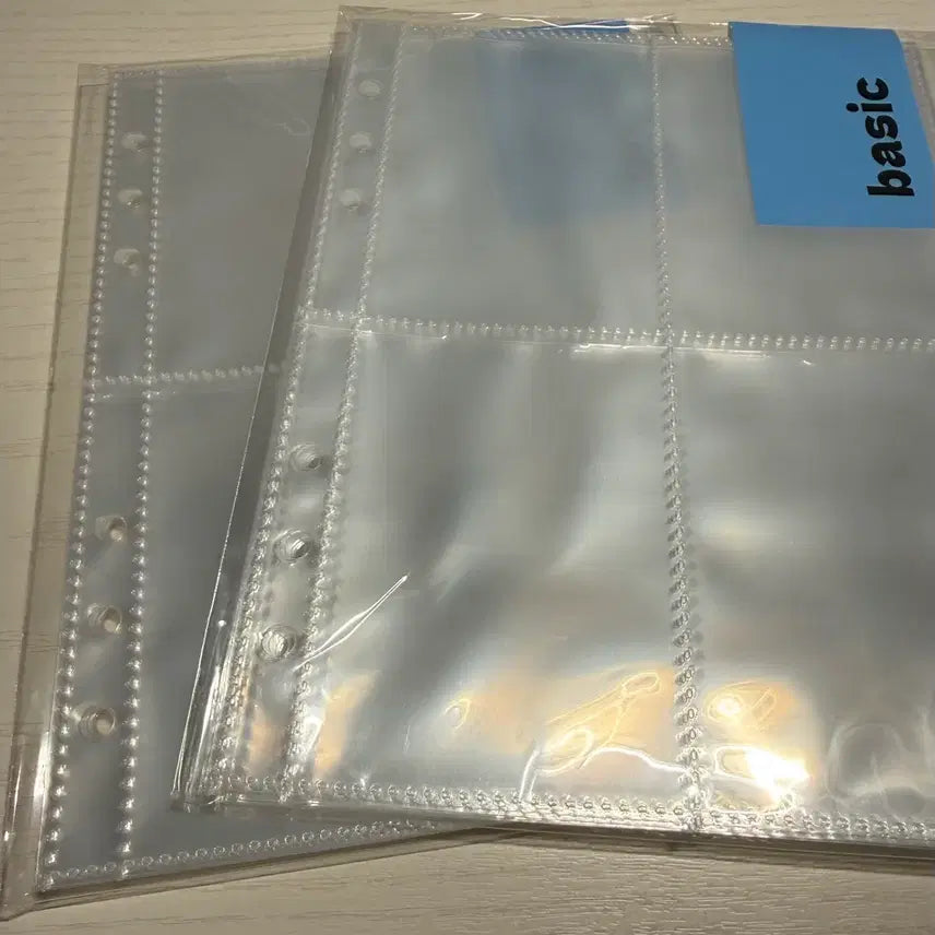 [BUNJANG] 6-Ring A5 4-Pocket Double-Sided Inner Pages (20 Sheets) / 유리시 양면 6공 a5 4칸 양면 속지 20장