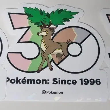 [BUNJANG] Pokemon 30th Anniversary Logo Sticker Set (3 Types) / 포켓몬 30주년 기념 로고 스티커 바라철록 3종