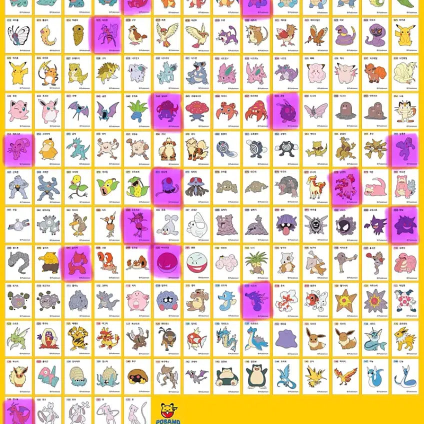 [BUNJANG] Pokemon Sticker Swap / 포켓몬 띠부씰 교환