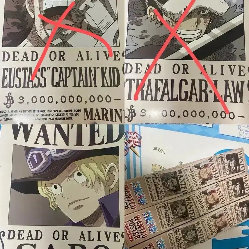[BUNJANG] One Piece "Wanted" Poster - Sabo / 원피스 현상금 수배서 사보 포스터