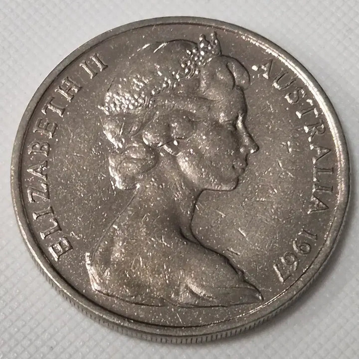 [BUNJANG] 1967 Australian 20 Cent Coin / 1967년 호주 20센트 동전 zk-3884