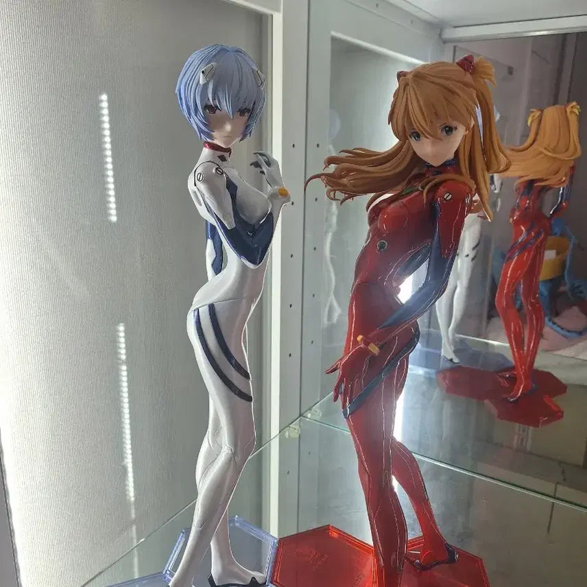 [BUNJANG] Evangelion Bear Panda Asuka &amp; Rei Bundle Set (Includes Special Coin) / 에반게리온 베어판다(특전코인 포함) 아스카 레이 일괄 판매