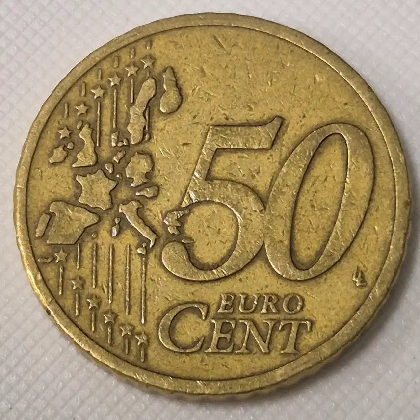[BUNJANG] 2002 Euro 50 Cent Coin / 2002년 유로 50센트 동전 zk-3890