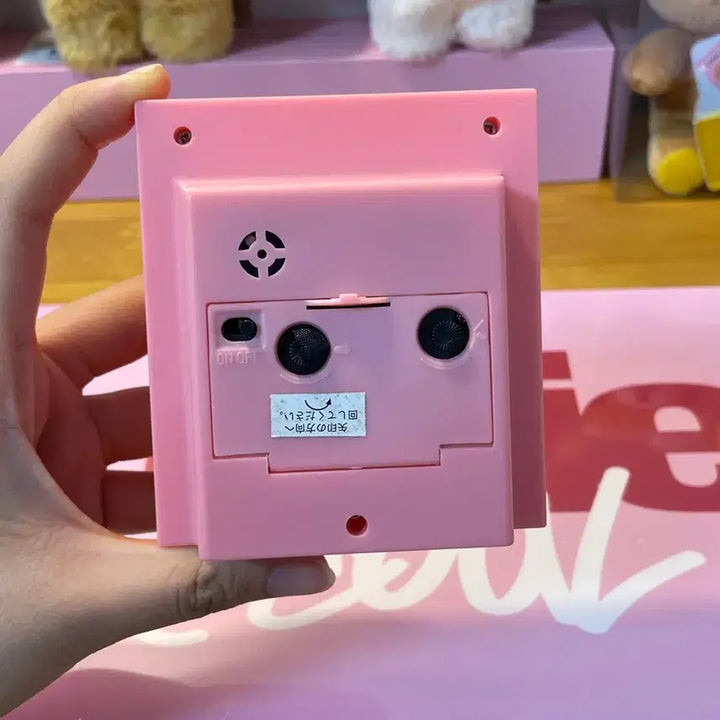 [BUNJANG] Rilakkuma 3-Sided Clock Pink / 리락쿠마 3면 시계 핑크
