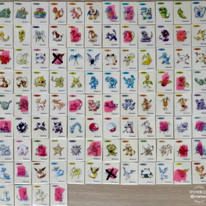 [BUNJANG] Pokemon 30th Anniversary Sticker Set / 포켓몬 30주년 띠부씰 교환 및 판매 합니다