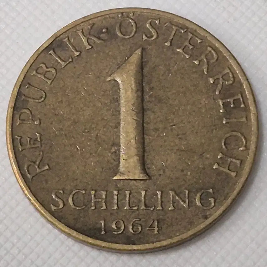 [BUNJANG] 1964 Austria 1 Schilling Coin / 1964년 오스트리아 1실링 동전 zk-3895