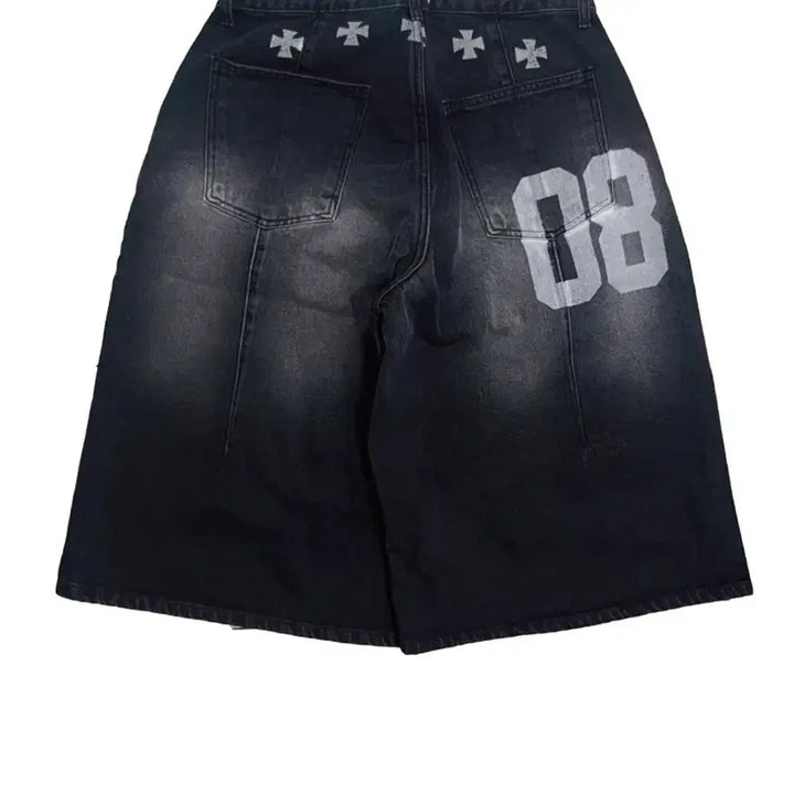 [BUNJANG] NEST Bermuda Denim Pants / NEST 네스트 버뮤다 데님 팬츠 바지 흑청