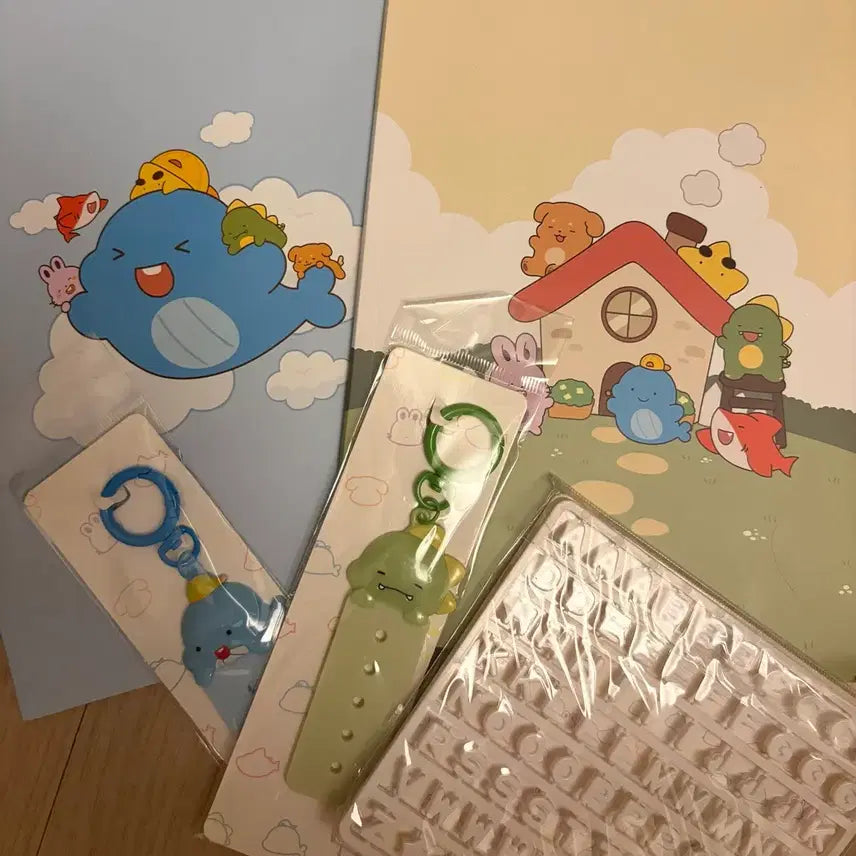[BUNJANG] Pixelly 10th Anniversary Popup Name Tag &amp; Notebook Bundle Set / 일괄) 픽셀리 10주년 팝업 네임택 노트 판매