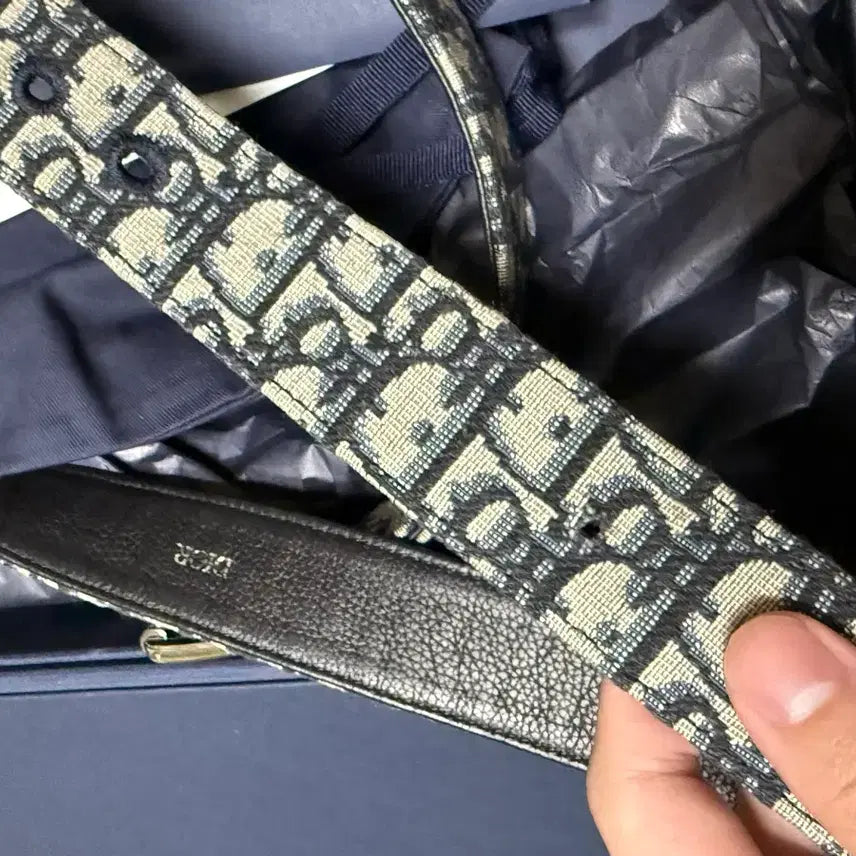 [BUNJANG] Dior Oblique Belt / 디올 오블리크 벨트