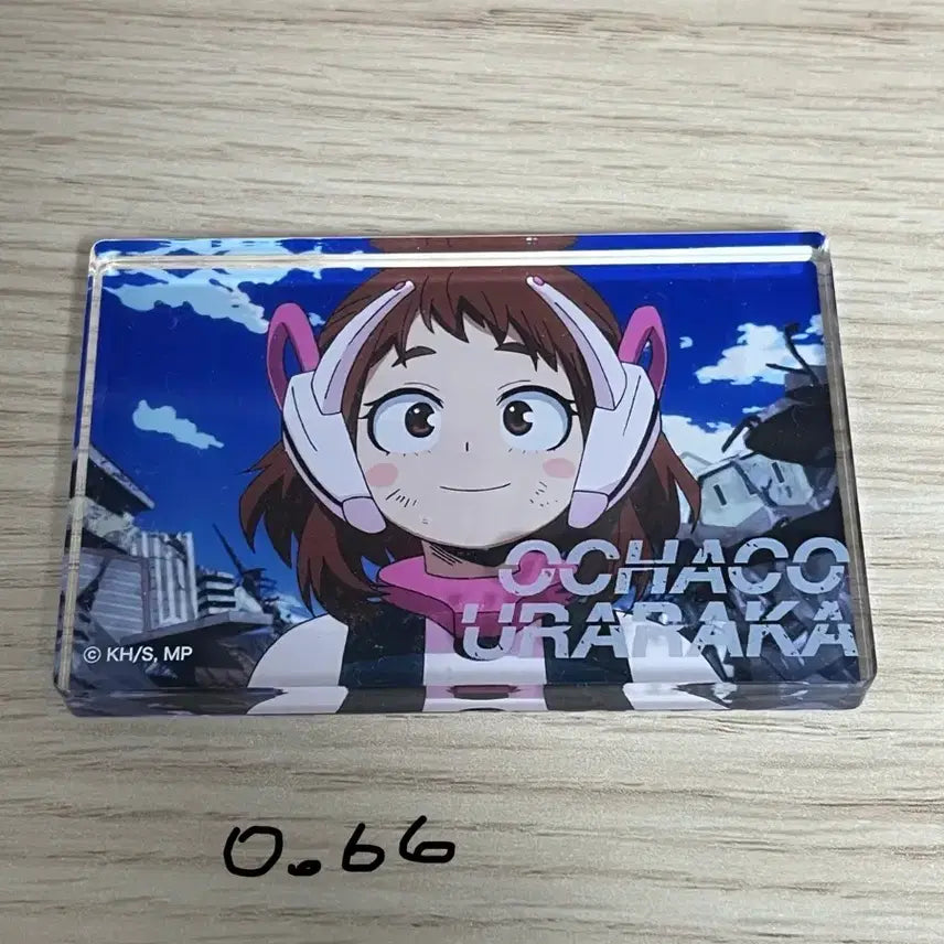 [BUNJANG] Ochaco Uraraka Figure, Blocks, Badges, Paper Goods Bundle / 우라라카 오챠코 피규어, 블럭, 뱃지, 지류 등
