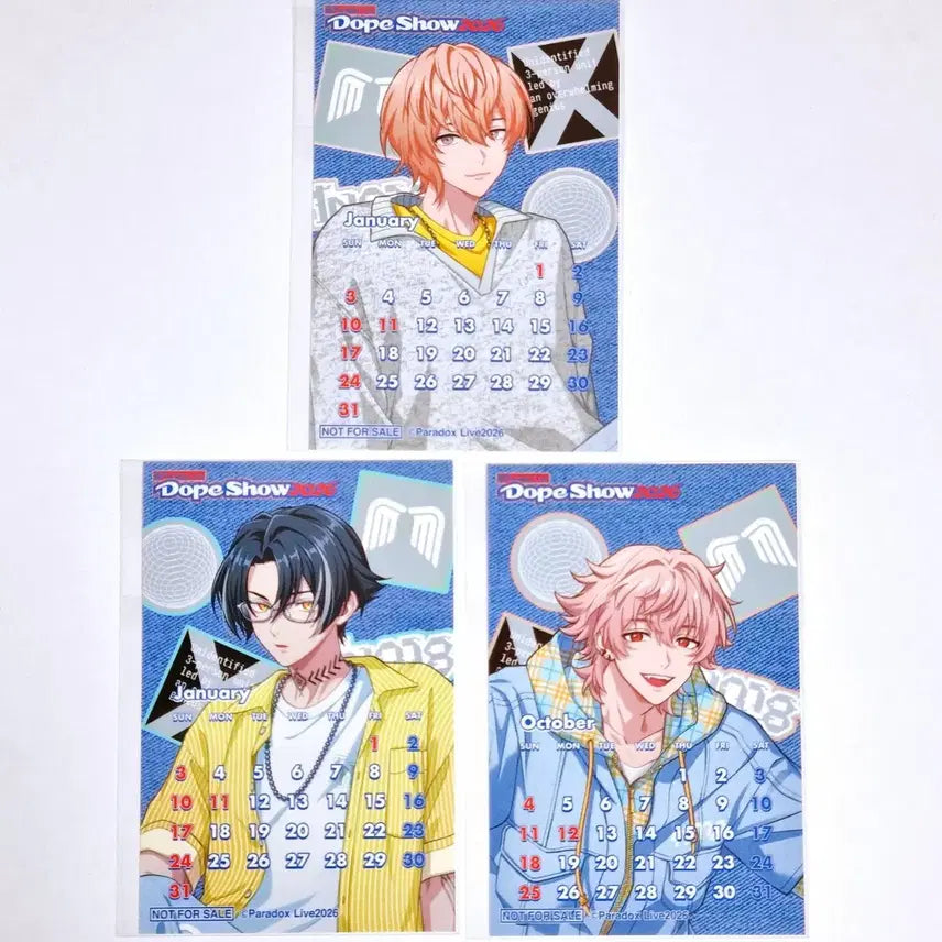[BUNJANG] Paradox Live (ParalLai) 1Nm8 Calendar Sticker Set / 파라라이 캘린더 스티커 - 1Nm8 인메이트 파라독스 라이브