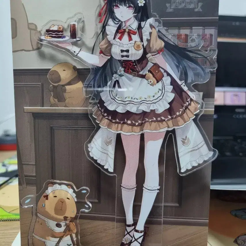[BUNJANG] Chisa Acrylic Stand - Myojo Dingjo Cafe / 명조 띵조카페 치사 아크릴스탠드 판매