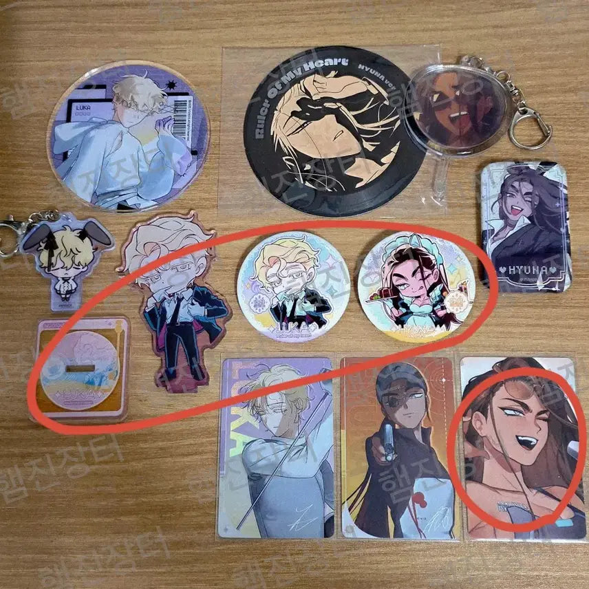 [BUNJANG] A-STAY Hyuna Acrylic Coaster, Keyring, Can Badge, Photocard / 에이스테 루카 현아 아크릴 코스터 키링 캔뱃지 포카